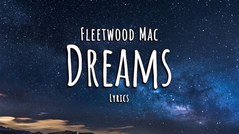 0:00 / 4:23 The official music video for Fleetwood Mac - "Dreams" from remastered in 4K the 1977 album "Rumours". The new Fleetwood Mac collection '50 Years – Don’t Stop... 